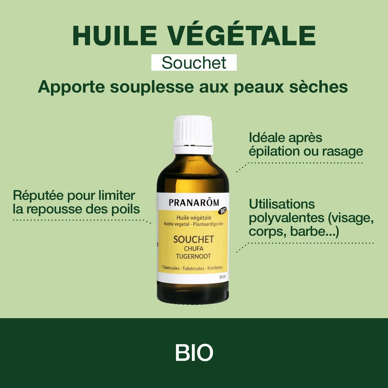 Huile Végétale de Souchet - Bio