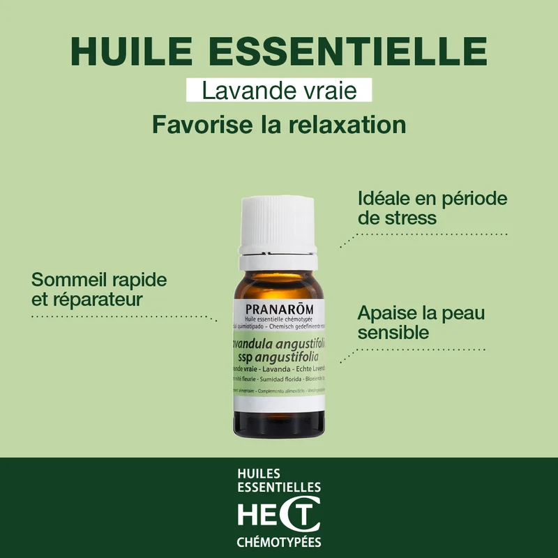 Huile Essentielle de Lavande vraie