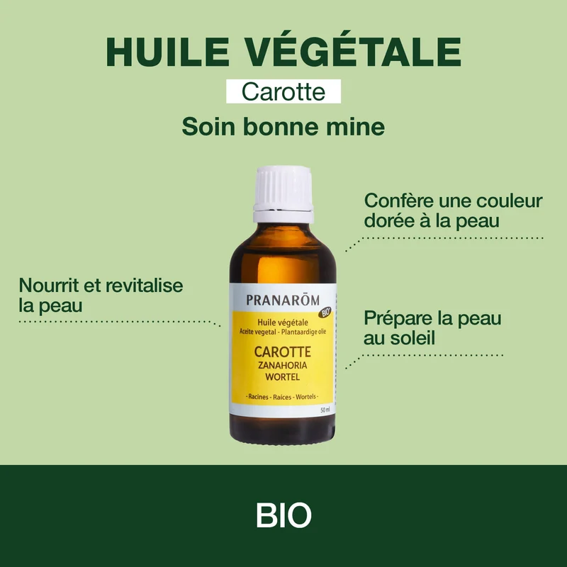 Huile Végétale de Carotte - Bio