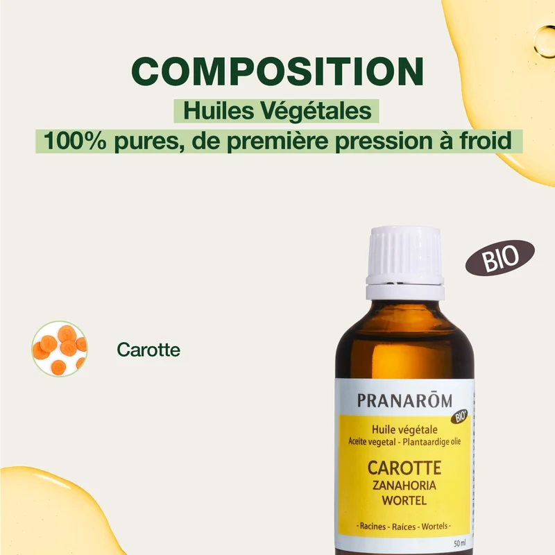 Huile Végétale de Carotte - Bio