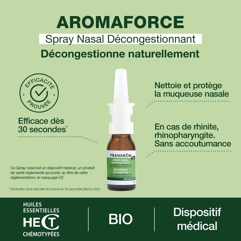Spray nasal DM - Décongestionnant - Bio