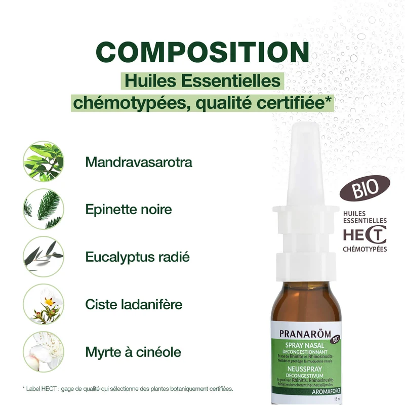 Spray nasal DM - Décongestionnant - Bio