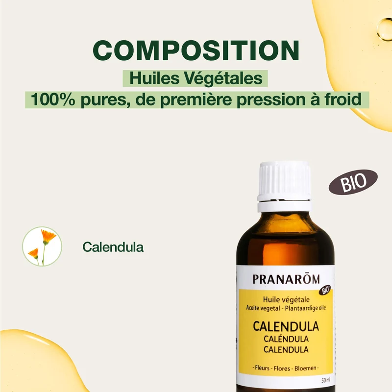 Huile Végétale de Calendula - Bio