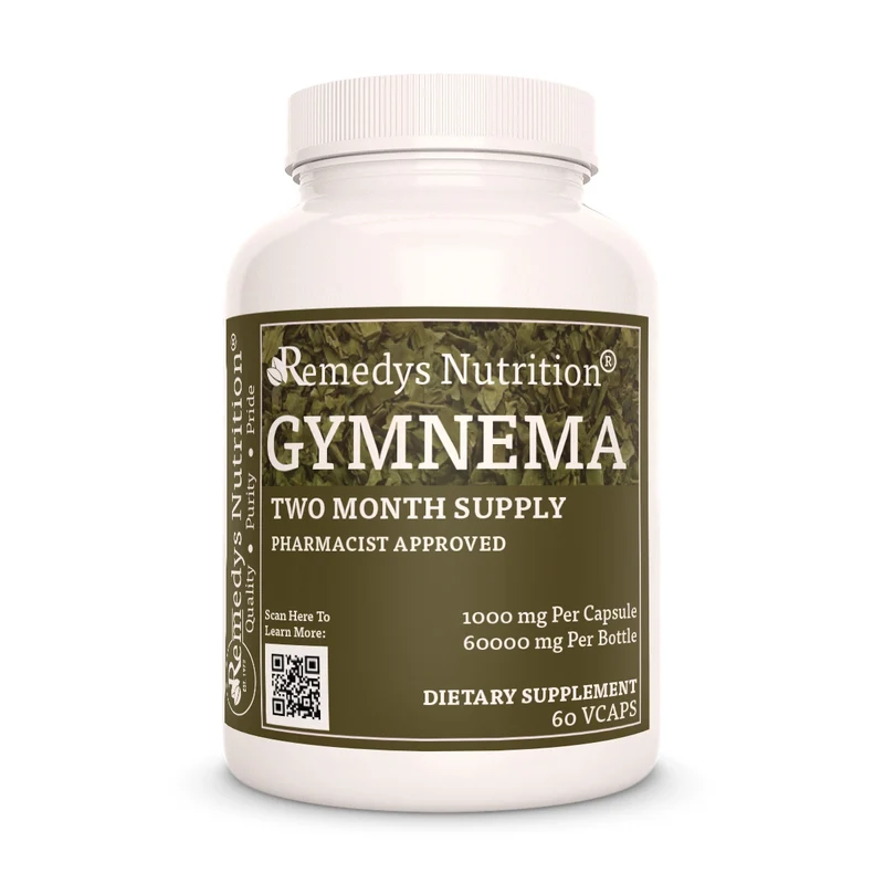 Gymnema 1000 mg, 60 gélules végétaliennes