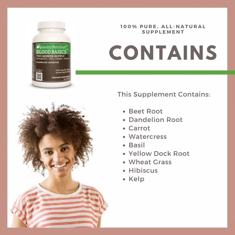 Blood Basics™ 1000 mg, 60 capsules végétaliennes