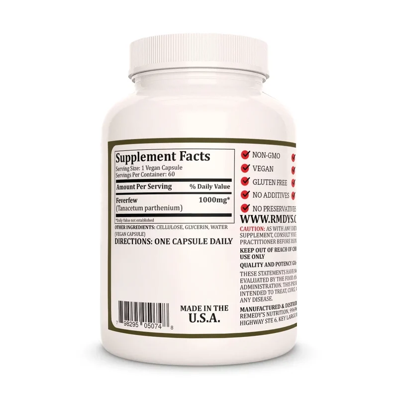 Grande camomille 1000 mg, 60 gélules végétaliennes