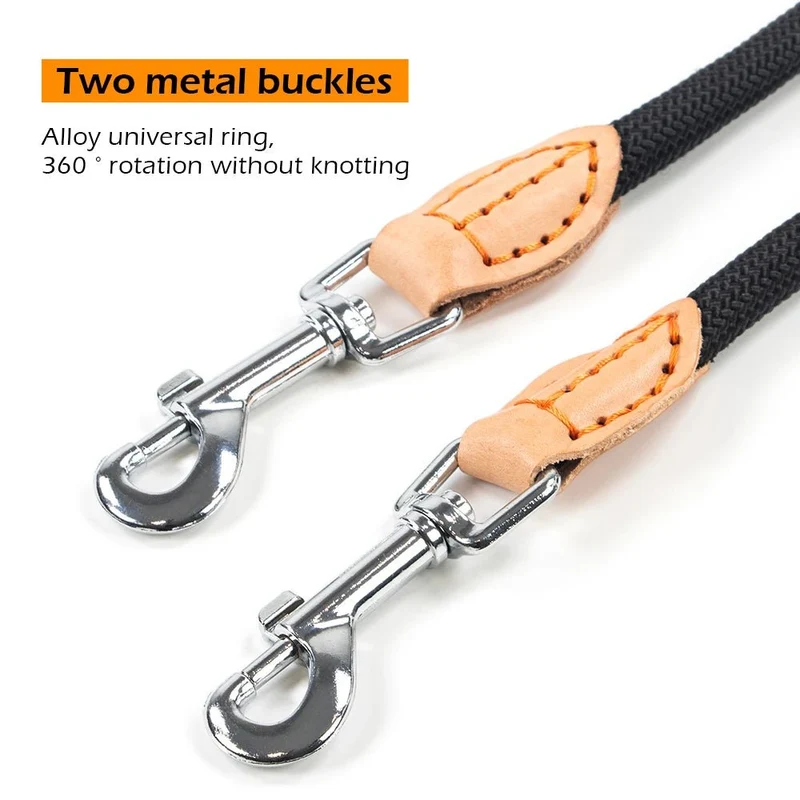 Laisse double attache pour chien