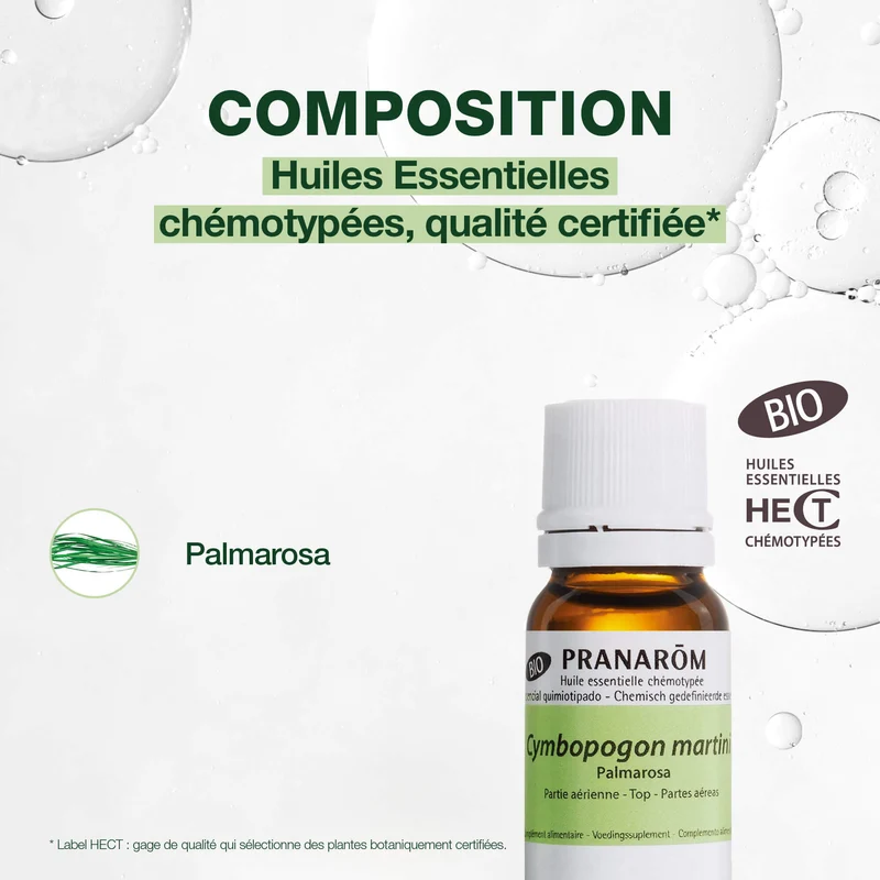 Huile Essentielle de Palmarosa - Bio