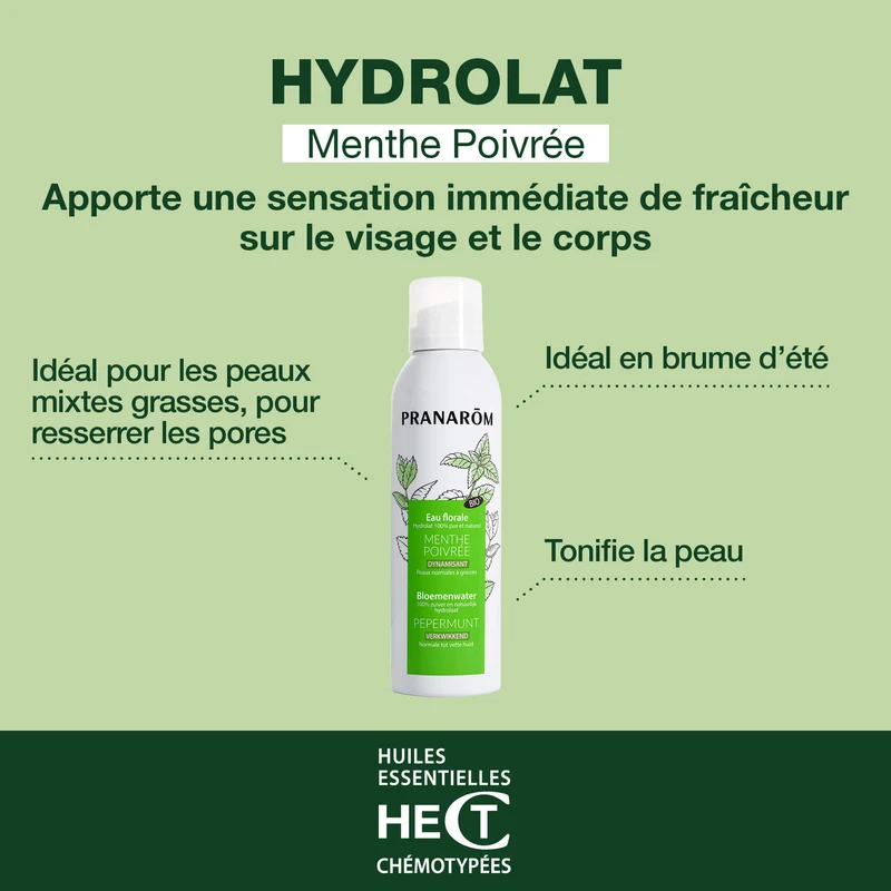 Hydrolat de Menthe poivrée - Bio