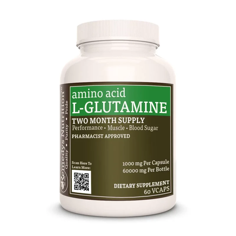 L-Glutamine 1000 mg 60 gélules végétaliennes