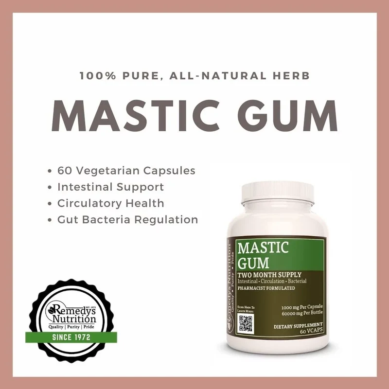 Gomme mastic 1000 mg 60 gélules végétaliennes