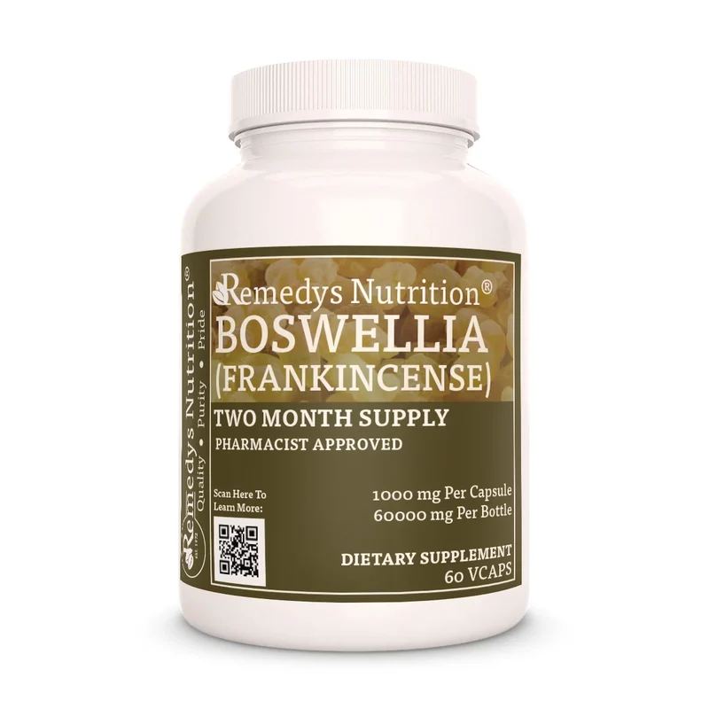 Boswellia (encens) 1000 mg 60 capsules végétaliennes