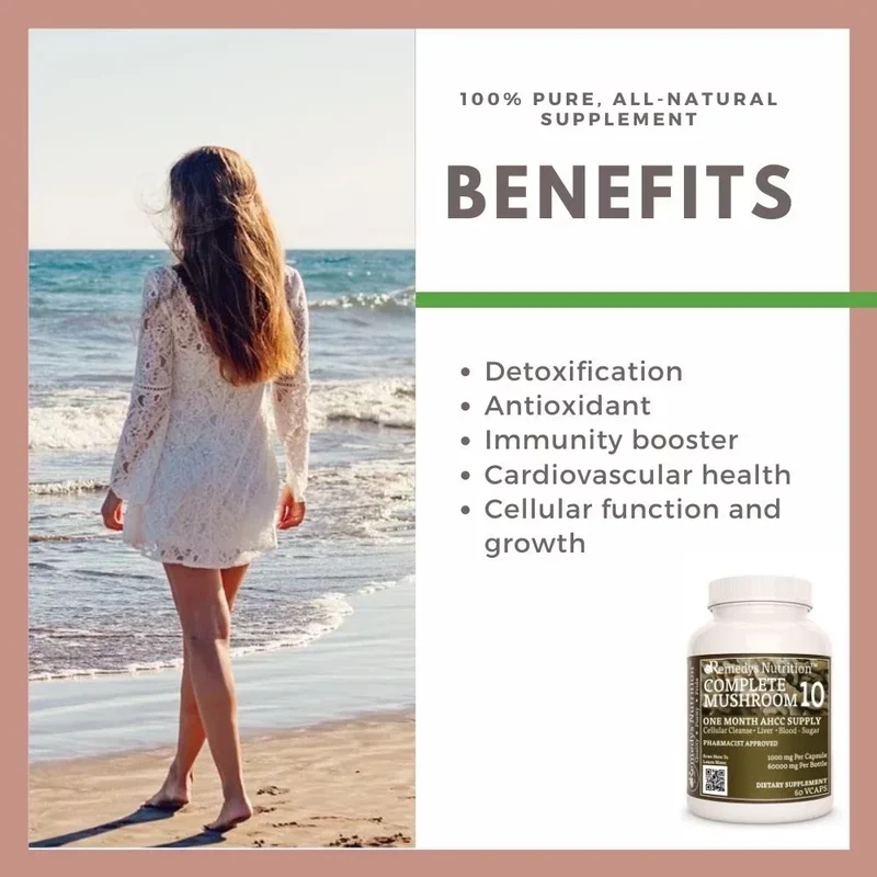 Complete Mushroom 10™ 1000 mg 60 capsules végétaliennes
