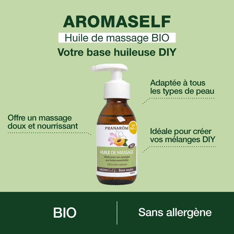Huile de massage - Bio