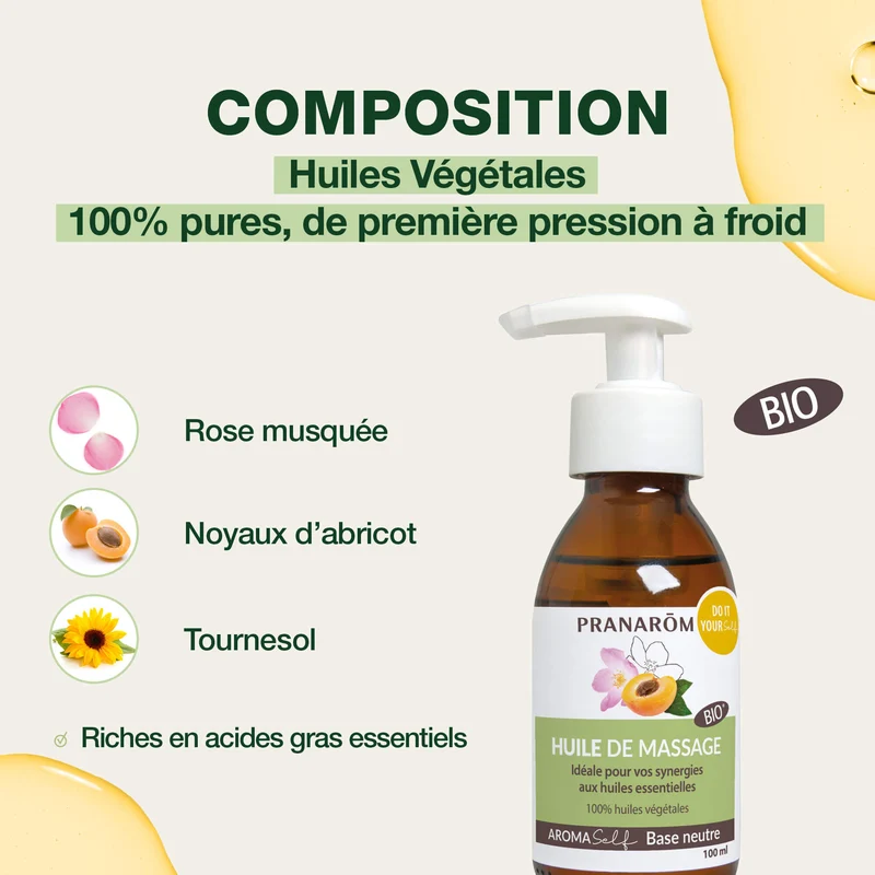 Huile de massage - Bio