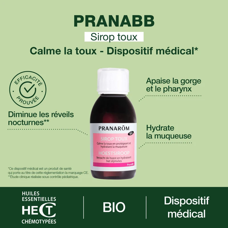 Sirop toux bébé - Bio