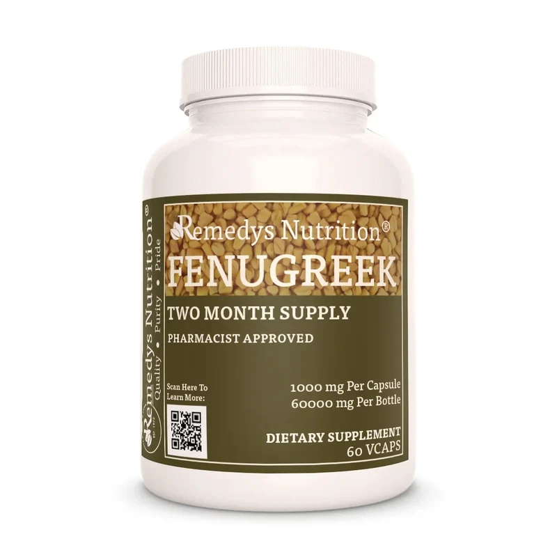 Fenugrec 1000 mg, 60 gélules végétaliennes