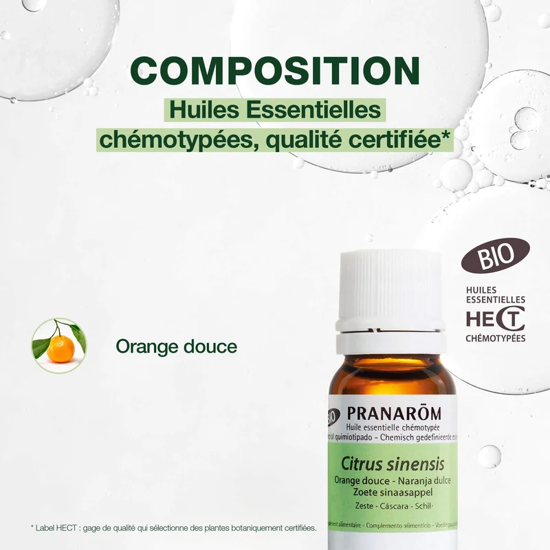 Huile Essentielle d'Orange douce - Bio