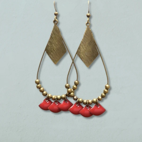 Env. 100 perles 3 mm bronze