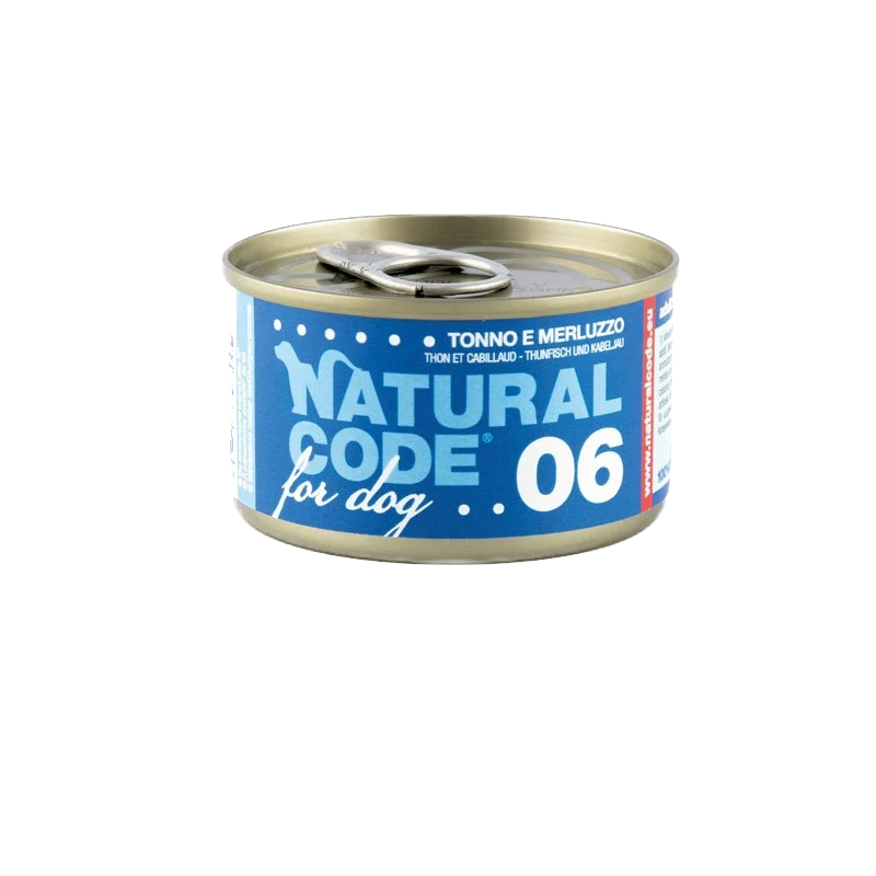 Pâtée pour chiens - Thon et Cabillaud - Natural Code