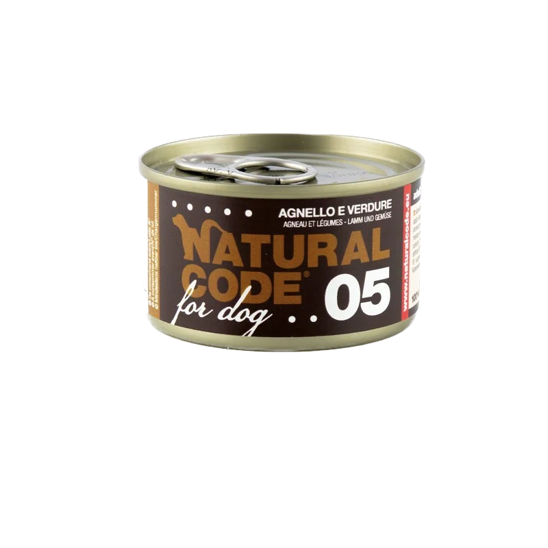 Pâtée pour chien - Agneau et Légumes - Natural Code