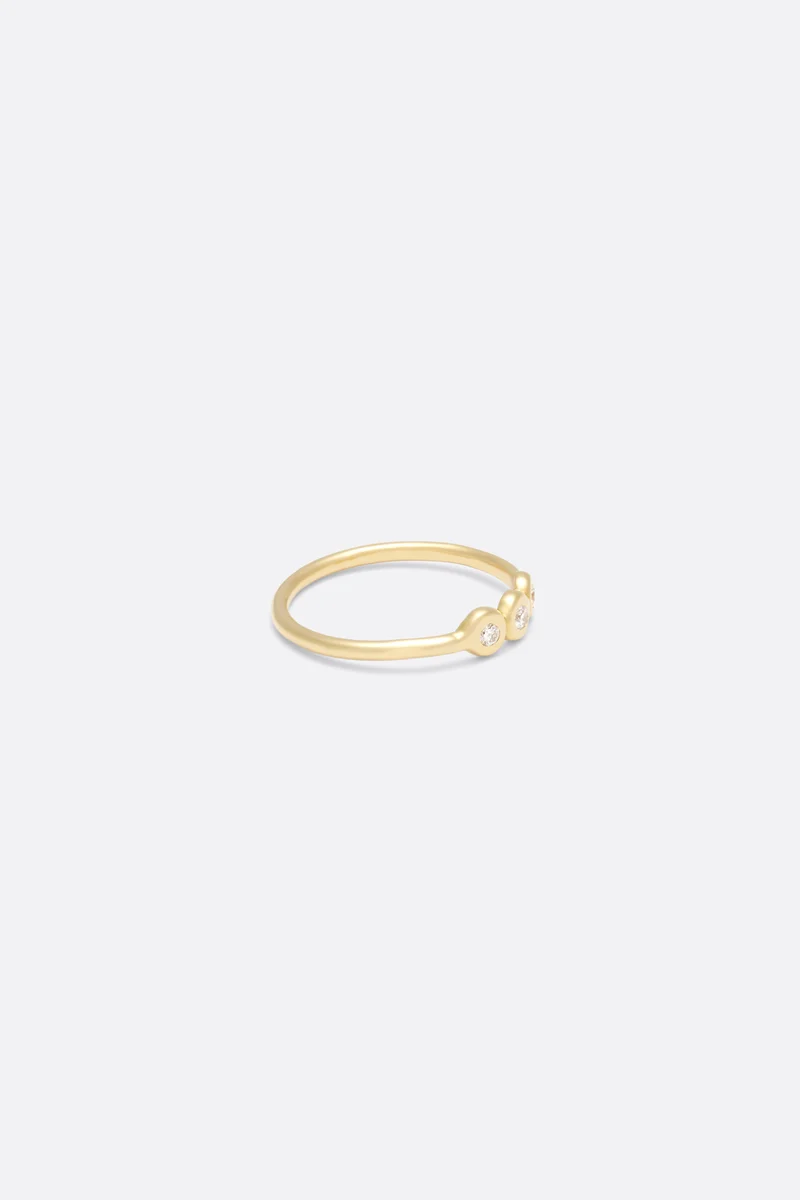 BAGUE PRINCESSE TROIS DIAMANTS