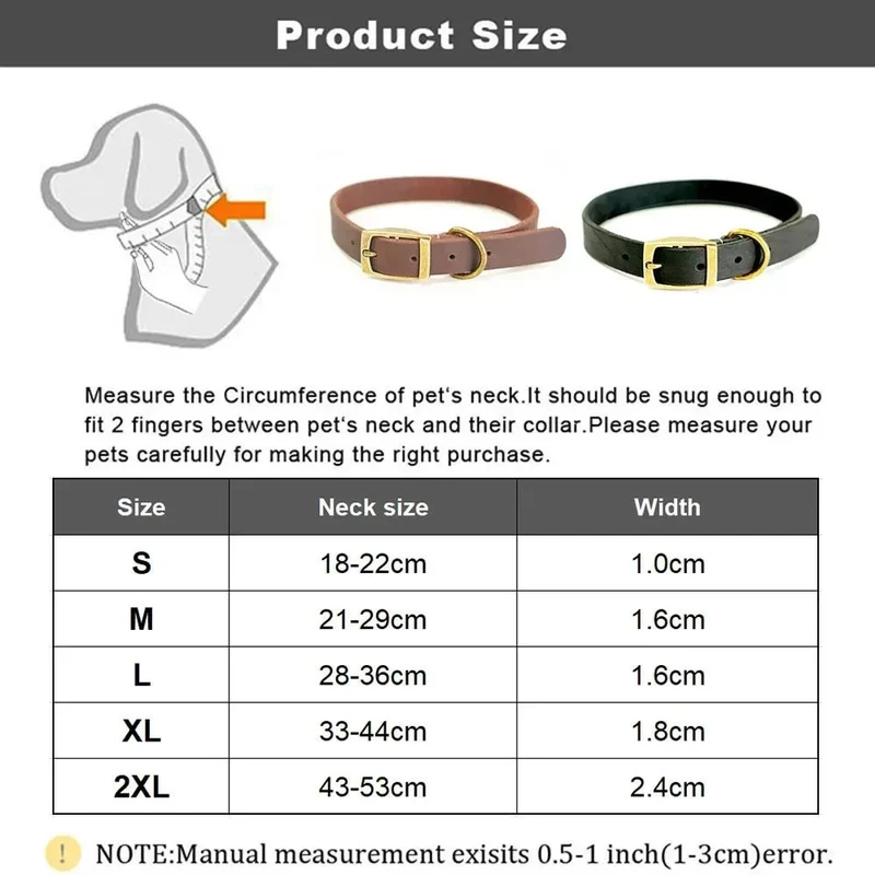 Collier chiot cuir