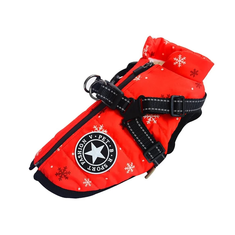 Manteau pour petit chien avec harnais intégré