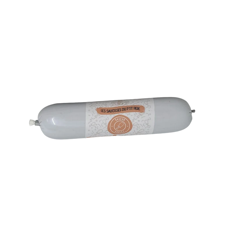Boudin de pâtée - saveur poulet pour chiens et chats