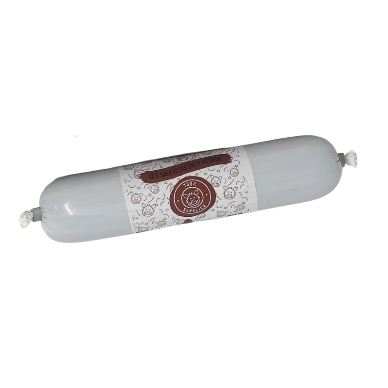 Boudin de pâtée - saveur sanglier pour chiens et chats