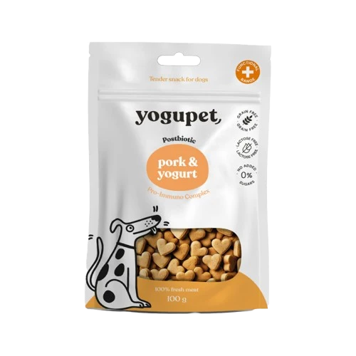 Friandises porc & yaourt- Yogupet - chiens