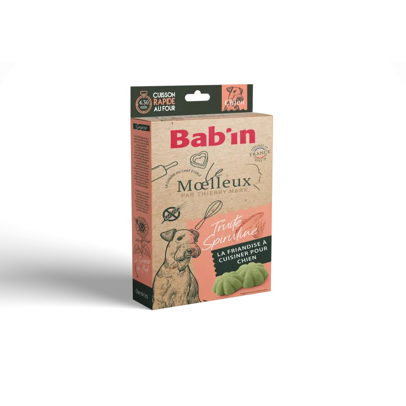 Moelleux pour chiens - Bab'in - Truite & Spiruline