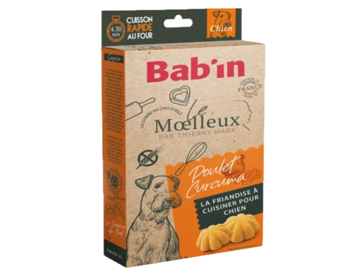 Moelleux pour chiens - Bab'in - Poulet & Curcuma