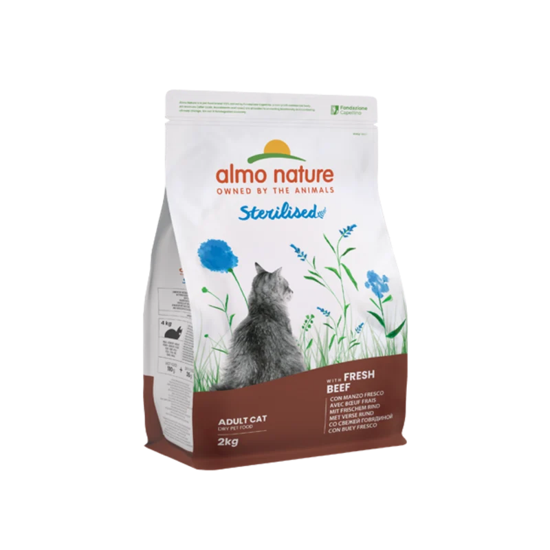 Croquettes pour chat stérilisé - Boeuf - Holistic - Almo Nature