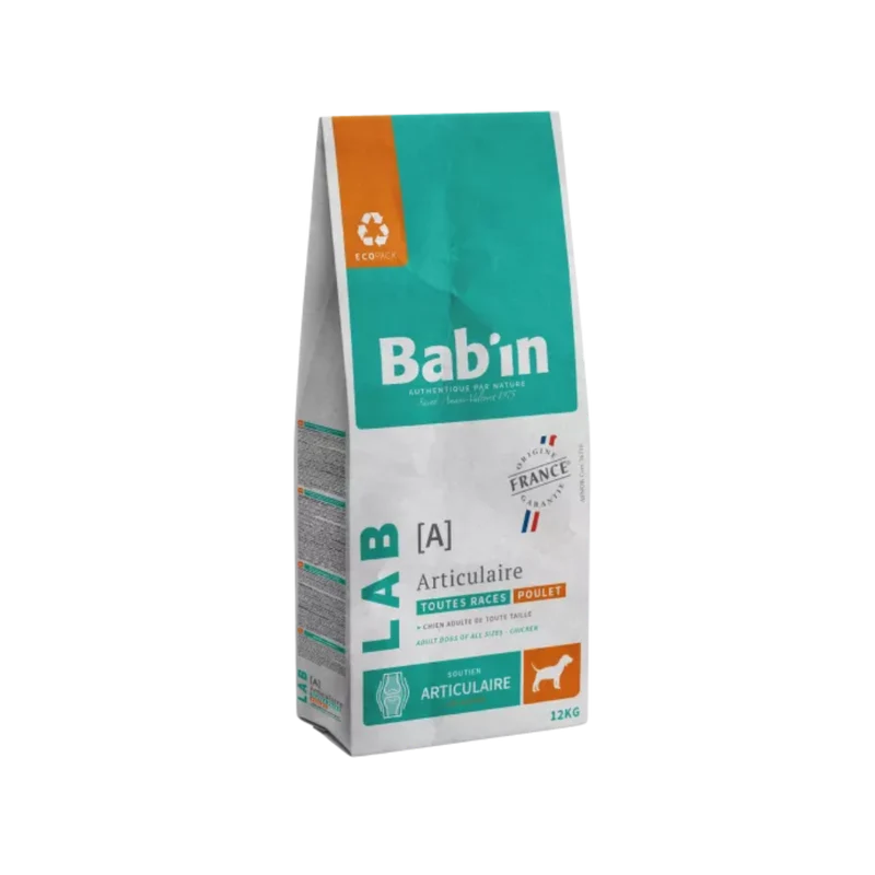Croquettes pour chien - Adulte Articulaire - Poulet - Bab'in LAB