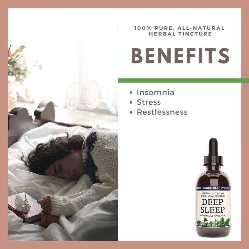 Teinture de vitamines Deep Sleep™ pour favoriser le sommeil 2 onces liquides