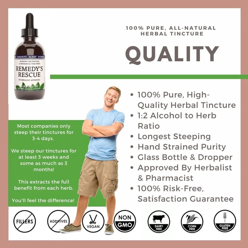 Teinture Remedy's Rescue™ 2 onces liquides