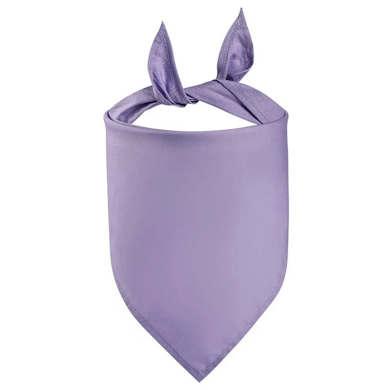 Bandana de couleur unie pour chien