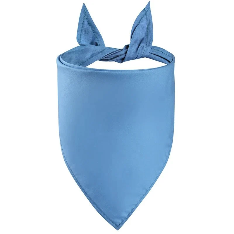 Bandana de couleur unie pour chien