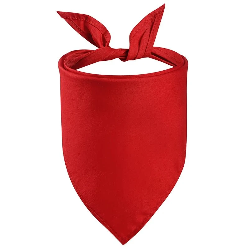 Bandana de couleur unie pour chien