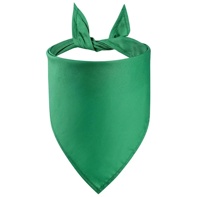 Bandana de couleur unie pour chien