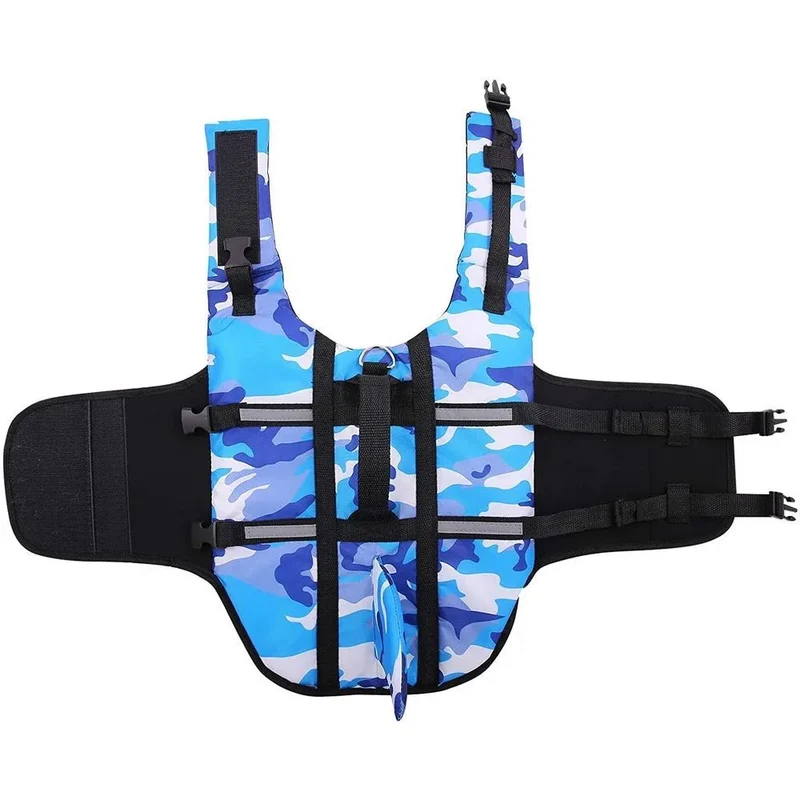 Gilet de sauvetage avec aile de requin pour chien