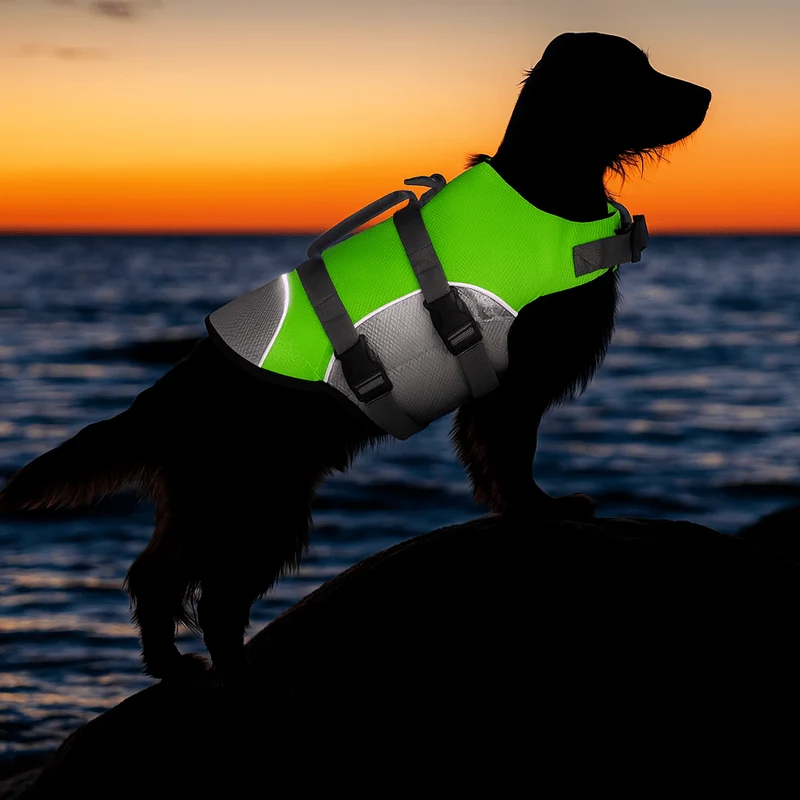 Gilet de sauvetage réfléchissant pour chien