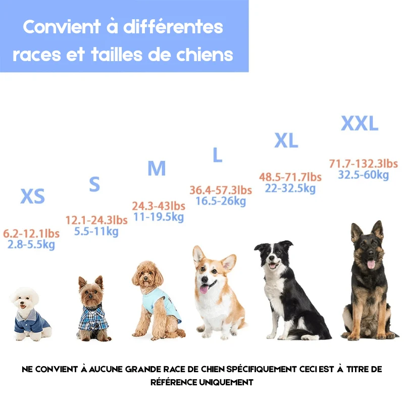 Gilet de sécurité pour chien