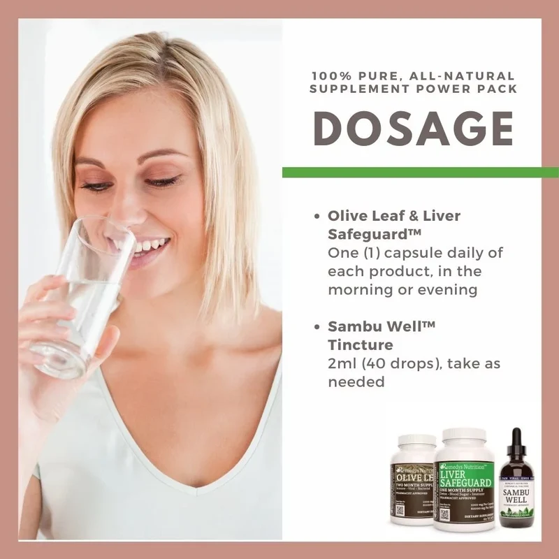 Pack d'énergie pour la santé du foie™ : trois flacons de capsules et de teinture