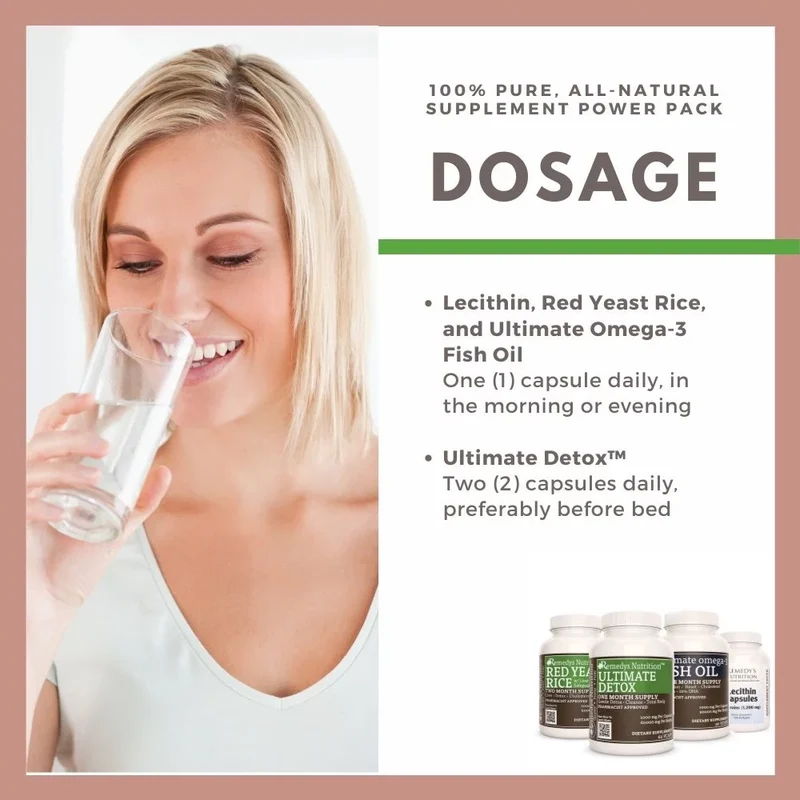 Cholesterol Power Pack™ Quatre flacons de capsules et de gélules
