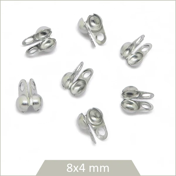 20 embouts cache-noeuds en acier inoxydable