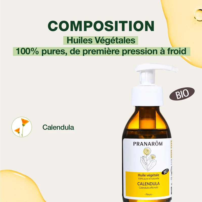 Huile Végétale de Calendula - Bio