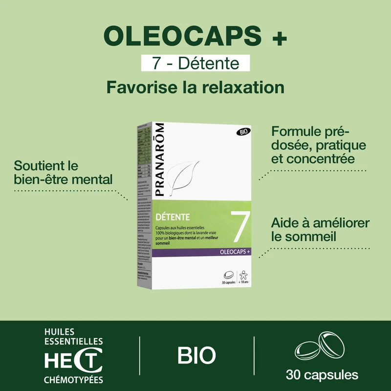 Oleocaps n°7 - Détente - Bio