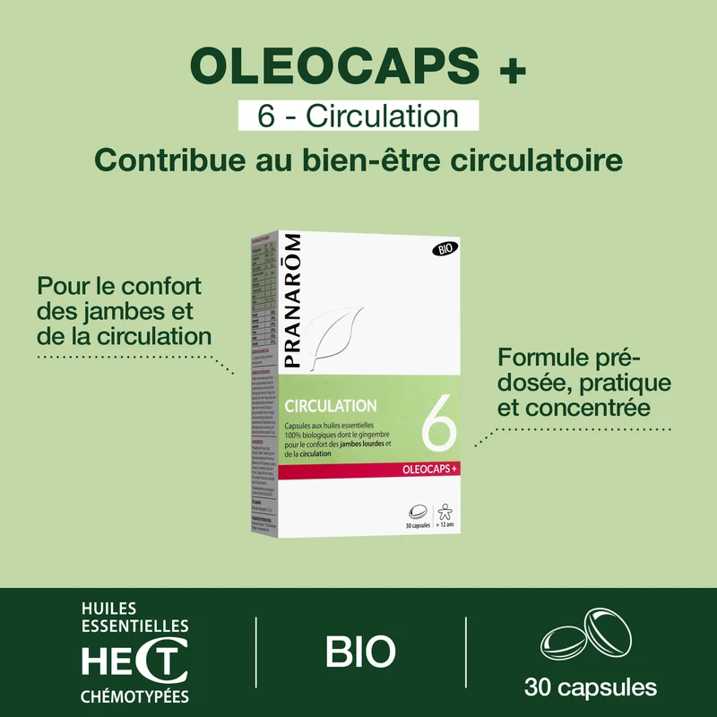 Oleocaps n°6 - Circulation - Bio